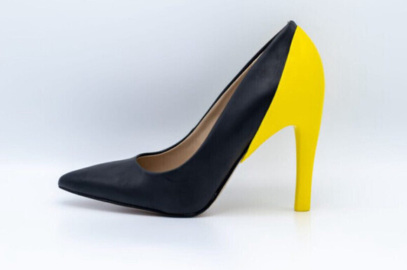 Stiletto Heel Guard for 3 inch heels in Yellow - Picture 1 of 6